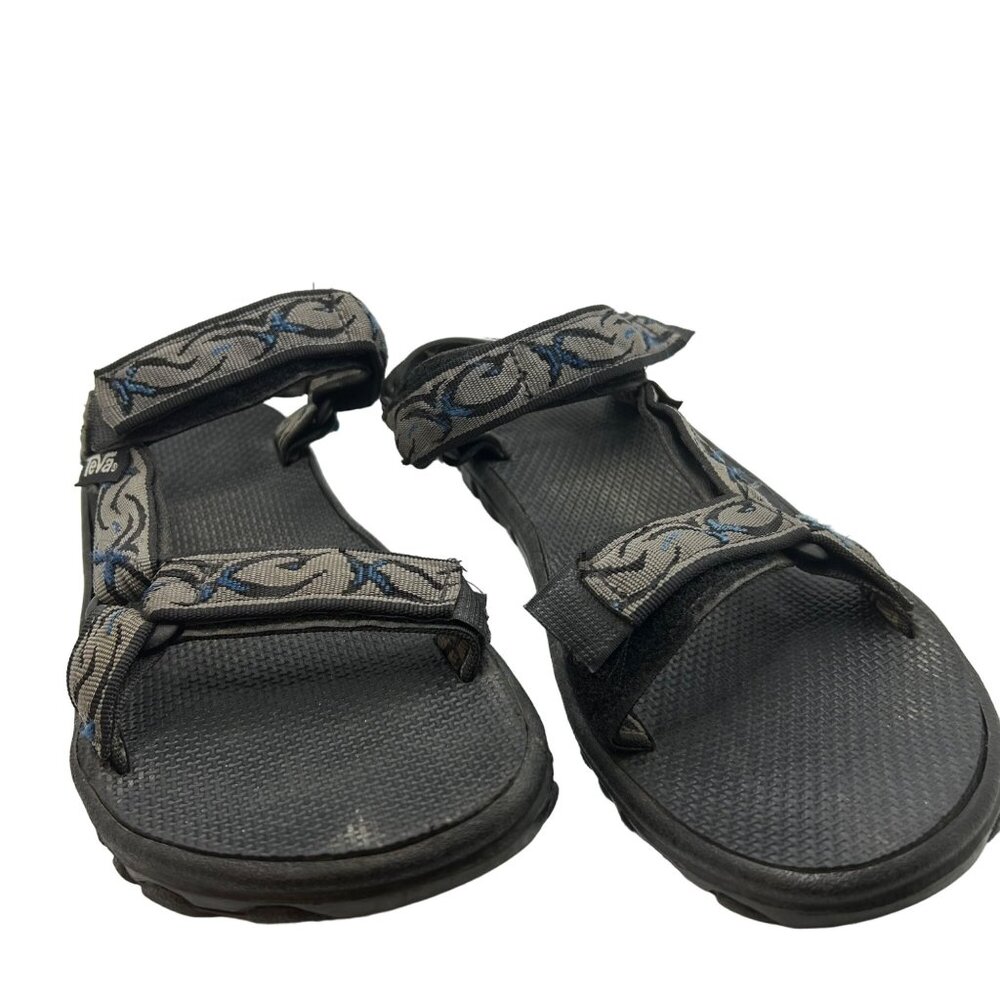 Teva outdoor hiking strap hook loop sandal gray blue W 11 M 9
